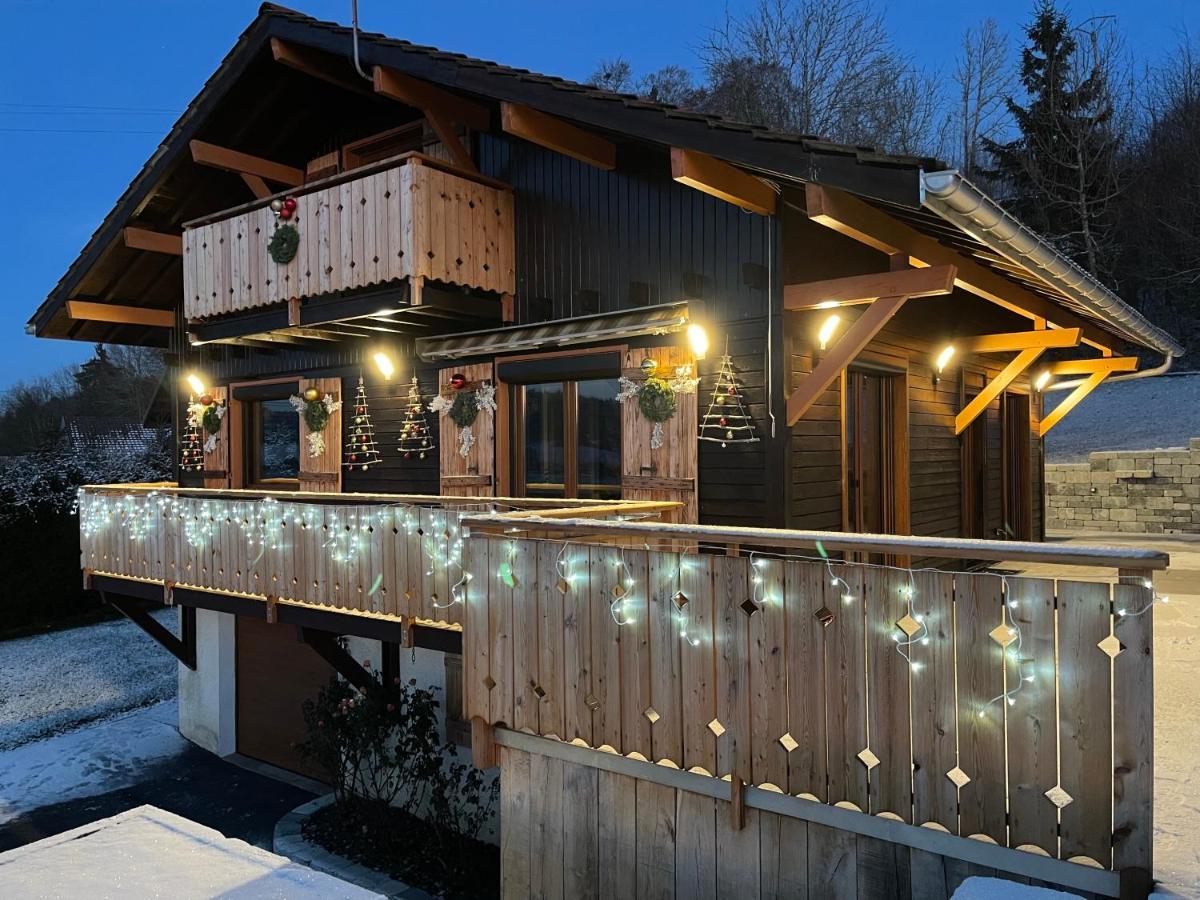 Chalet-Michel Avec Spa Montperreux Buitenkant foto